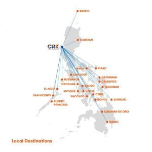 clark airport destinations local